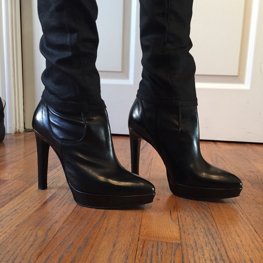 Frankie Segal Leather Booties